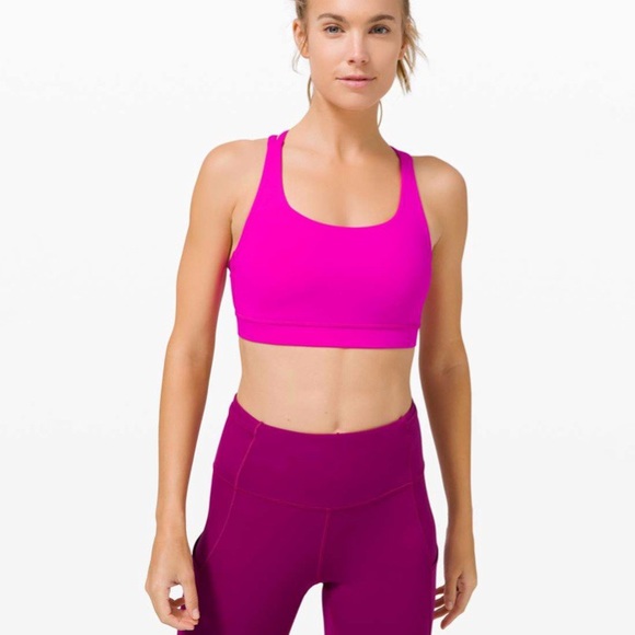 Lululemon Highlight Purple Energy Bra - Picture 5 of 7
